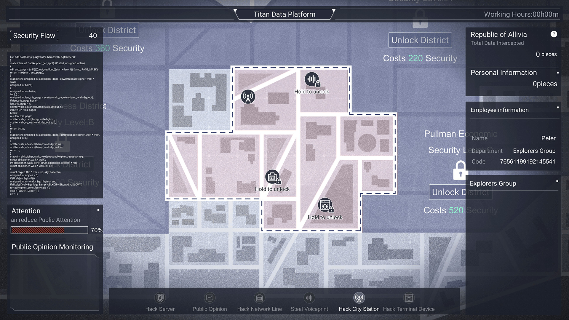 Cyber Manhunt - A Company Man of Titan Screenshot 0