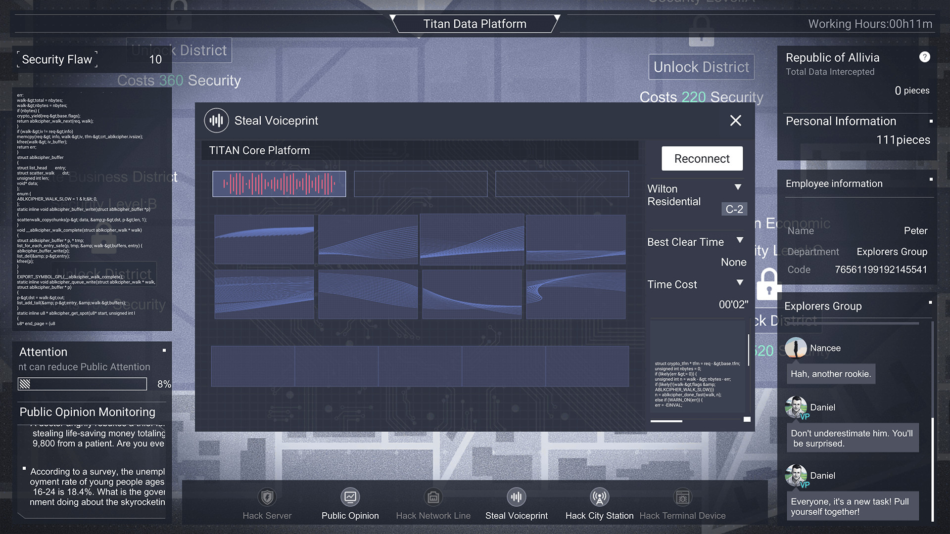 Cyber Manhunt - A Company Man of Titan Screenshot 4