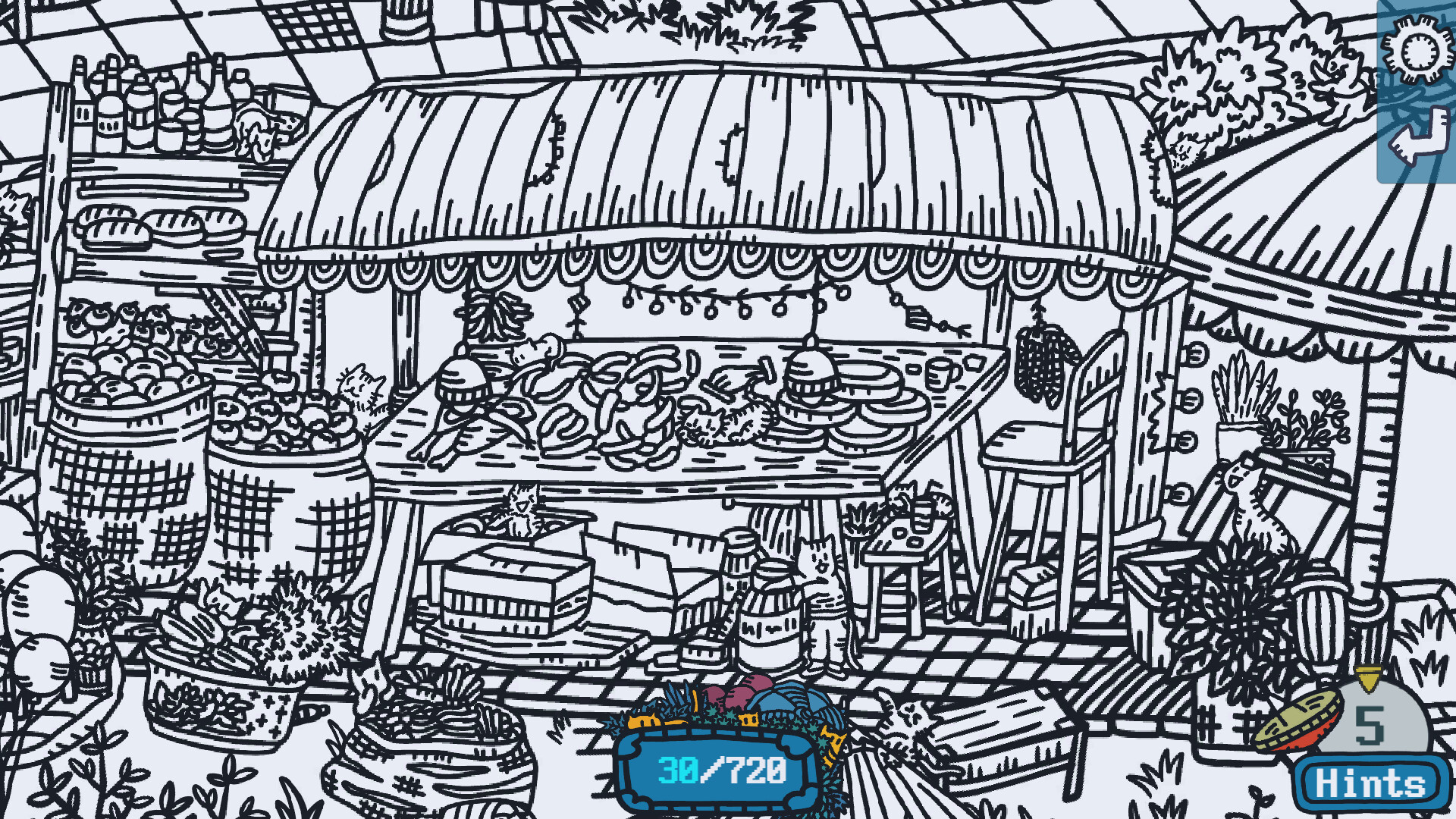 Finding Cats In Street Market Screenshot 1