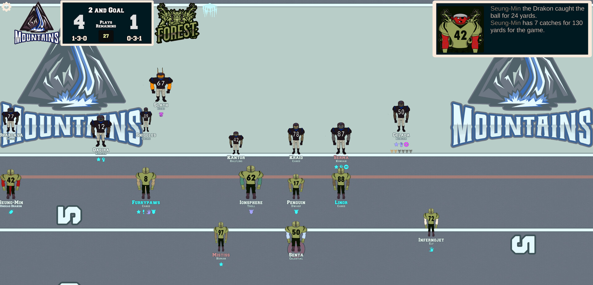 FFFL: Brutalball Manager Screenshot 3