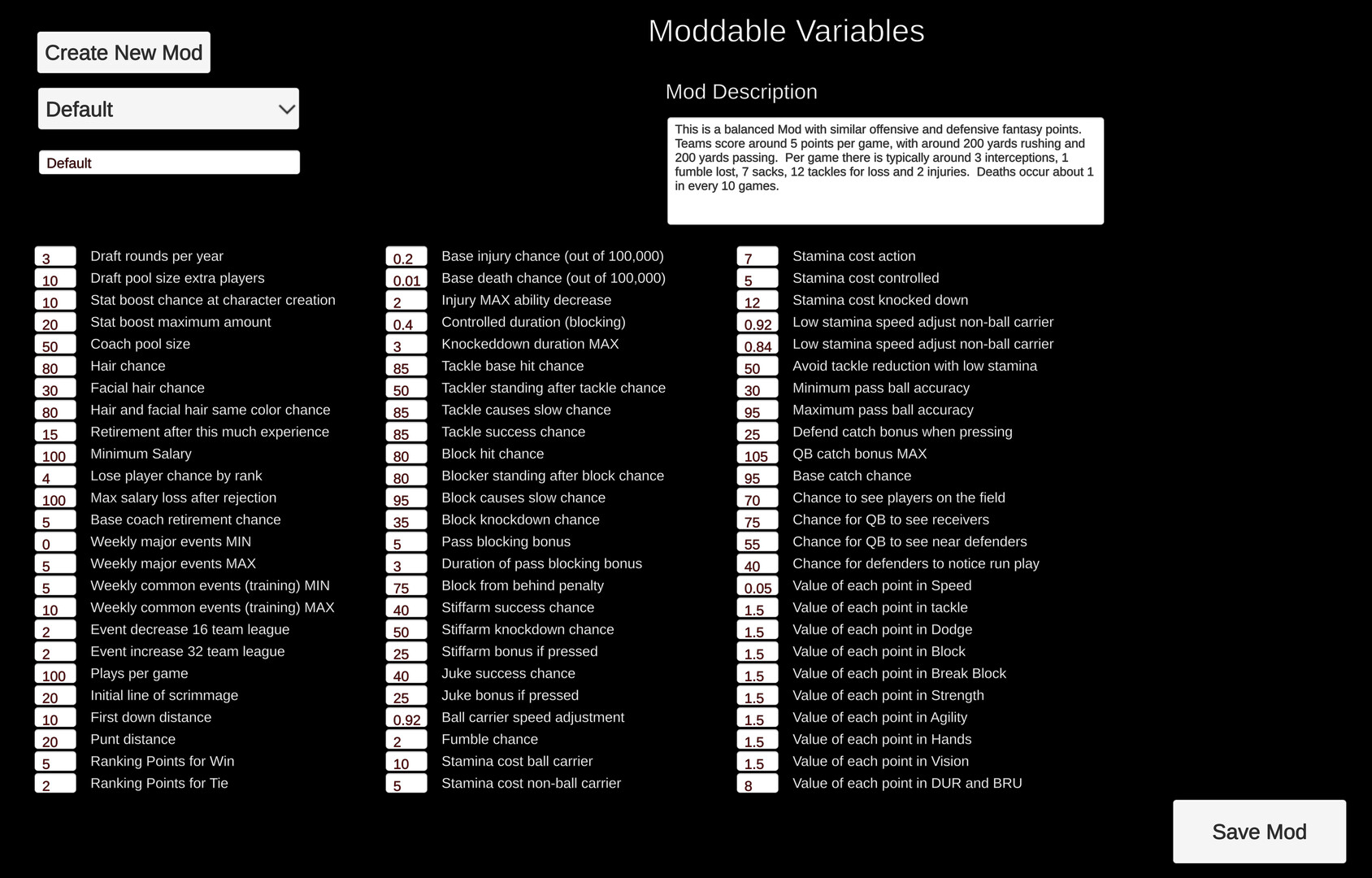 FFFL: Brutalball Manager Screenshot 12