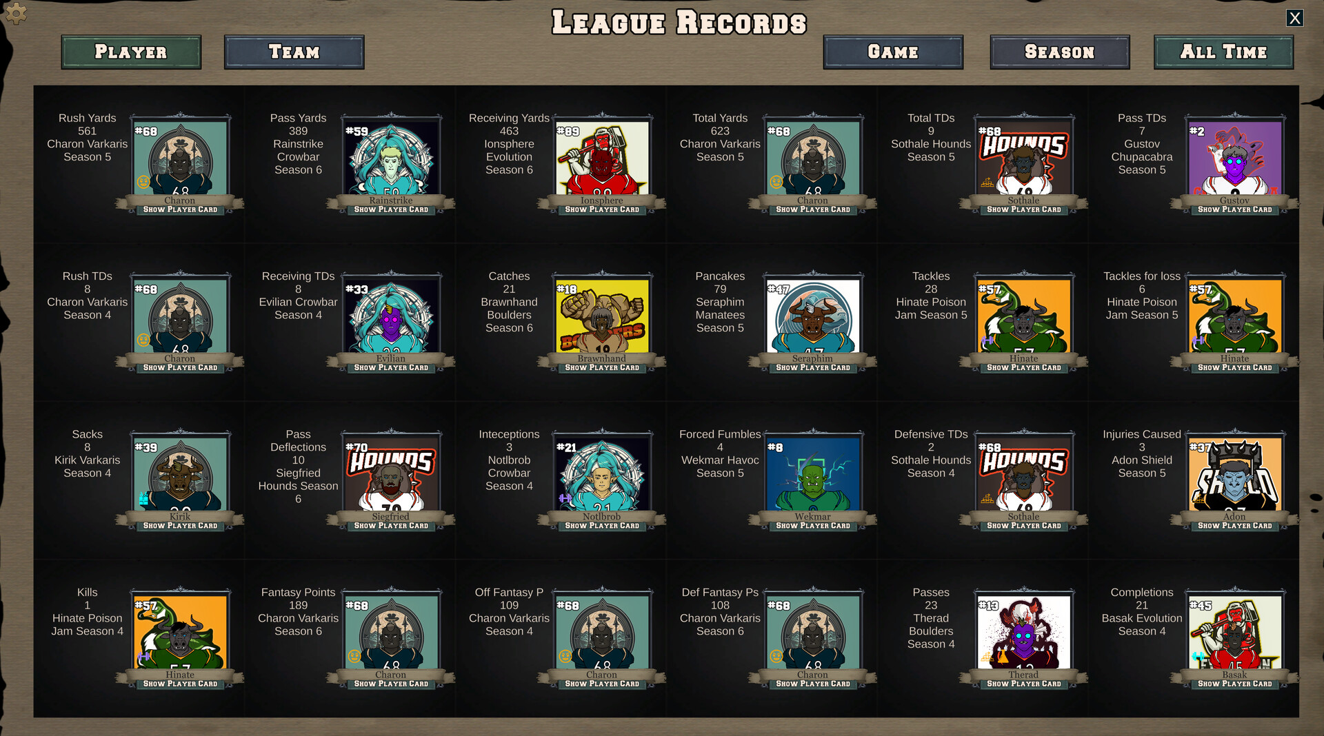 FFFL: Brutalball Manager Screenshot 11