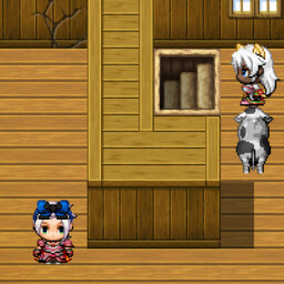 They felt on the stairs icon