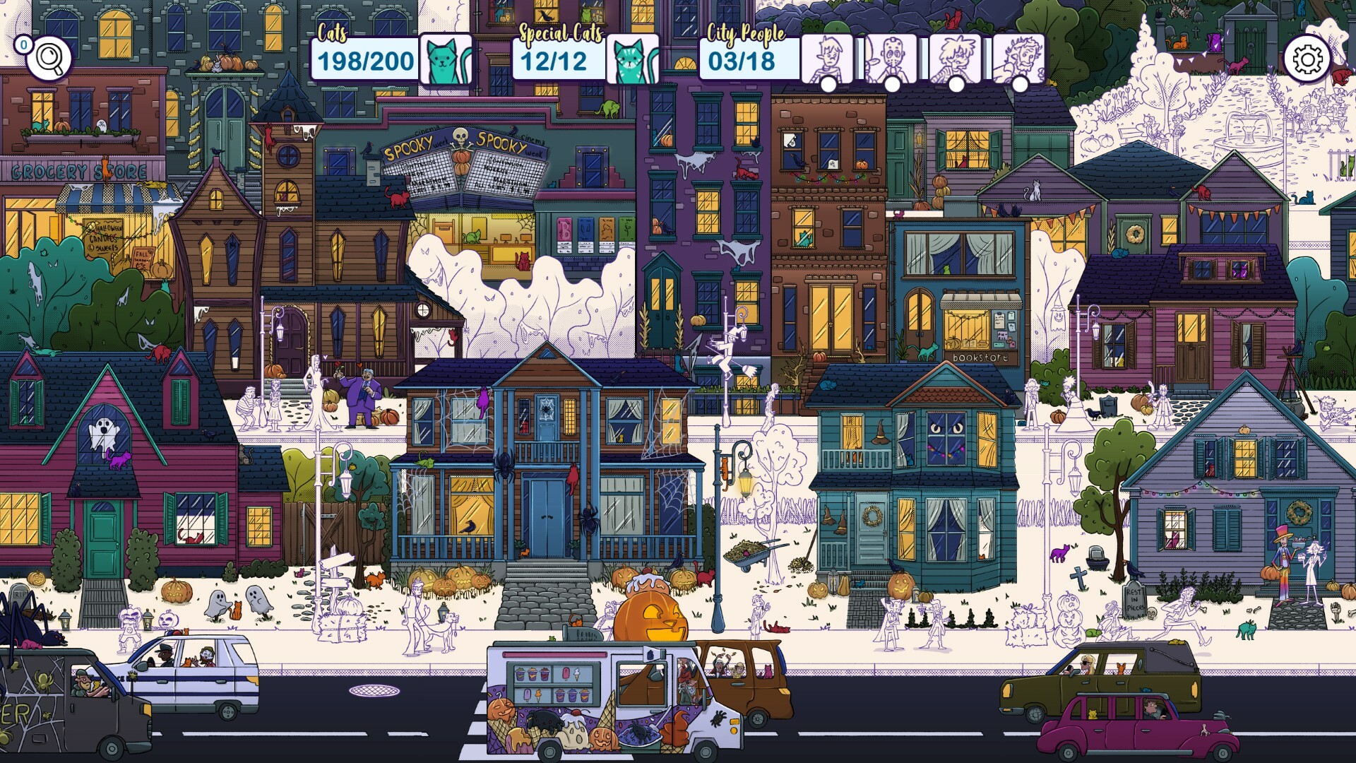 Hidden Cats in Spooky Town Screenshot 5