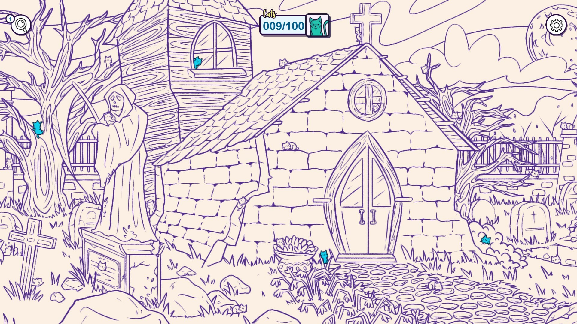 Hidden Cats in Spooky Town Screenshot 6