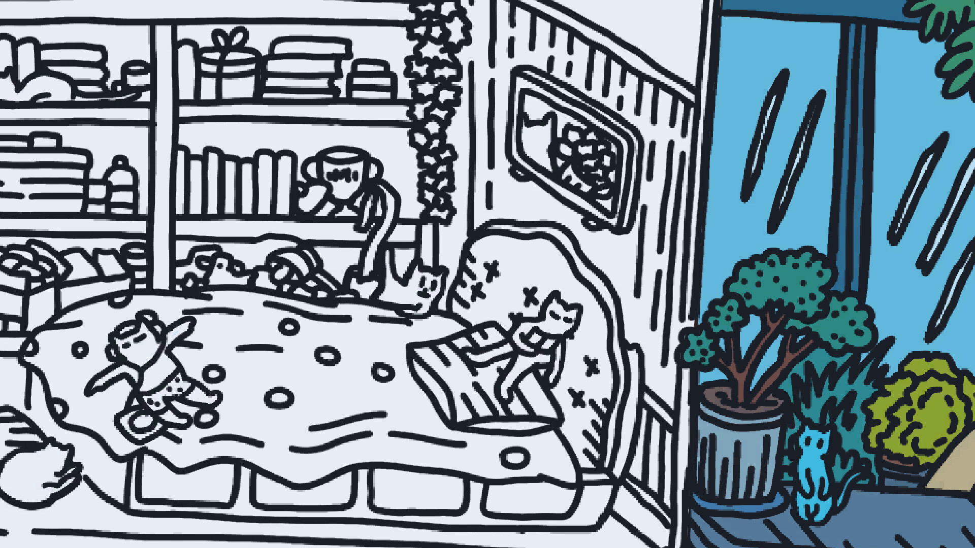 Hidden Cats In Fallen Leaves Town Screenshot 0