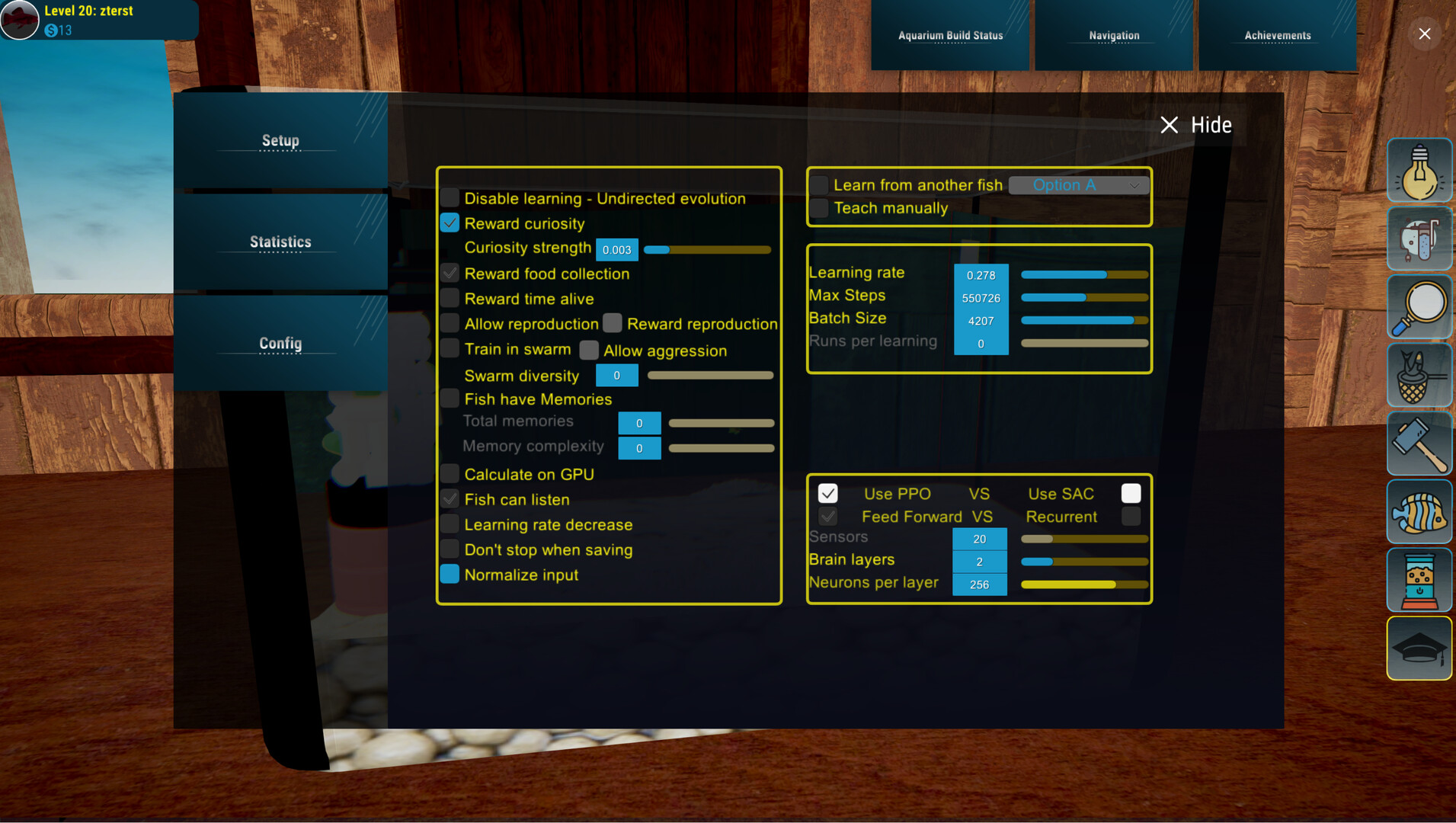 Darwin's Aquarium Screenshot 14