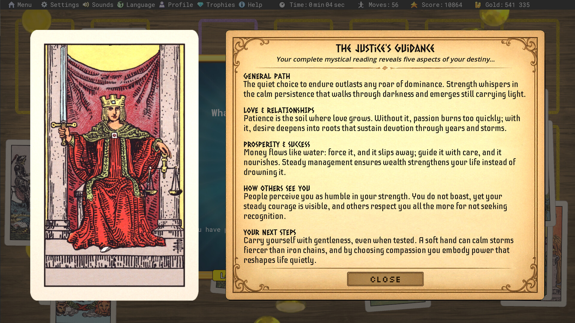 Star and Serpent Solitaire Screenshot 9