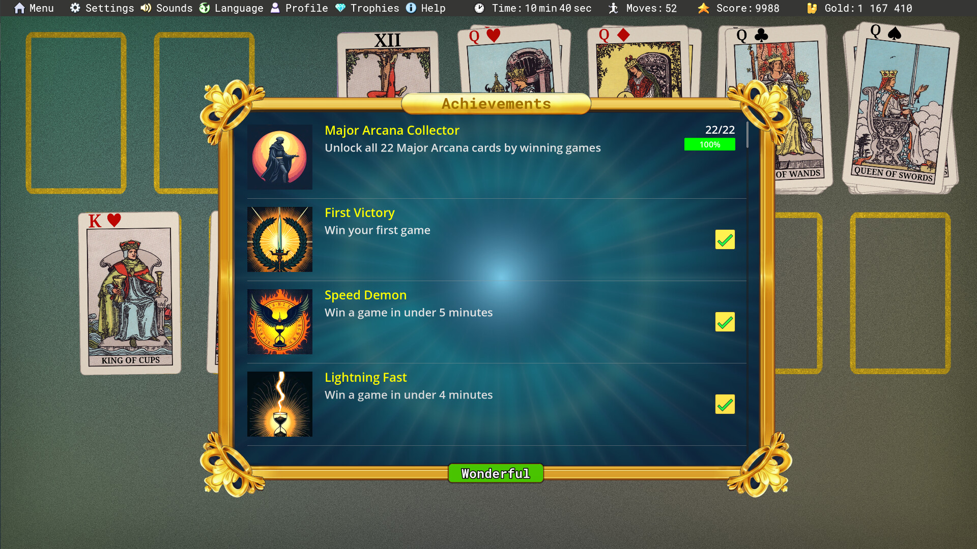 Star and Serpent Solitaire Screenshot 10