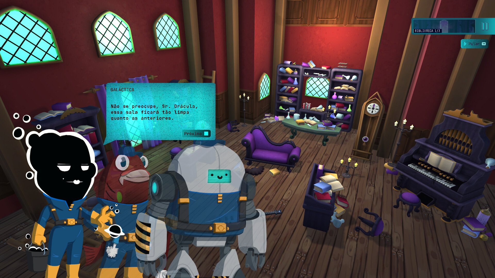 Galaxy Cleaners: Dracula's Castle Screenshot 0