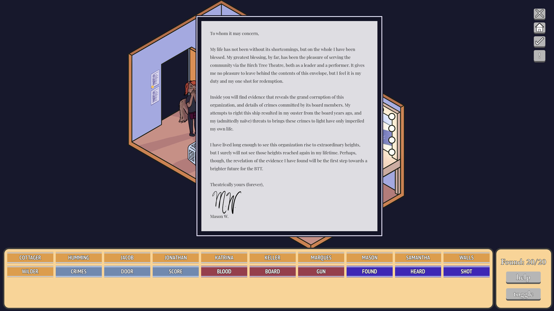 Murder at the Birch Tree Theater Screenshot 3