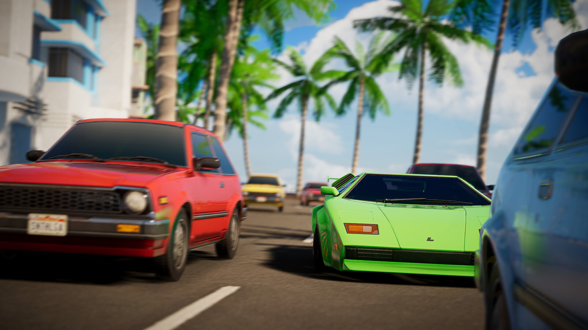 SYNTHALGIA: Retro Arcade Racing Screenshot 5