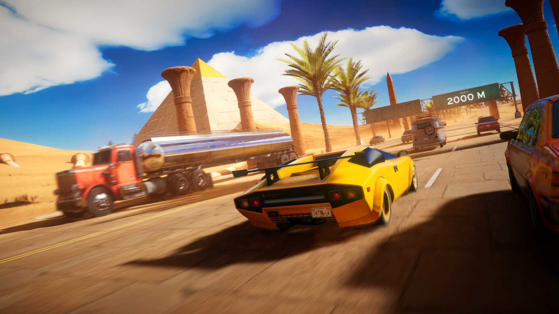 SYNTHALGIA: Retro Arcade Racing Screenshot 0