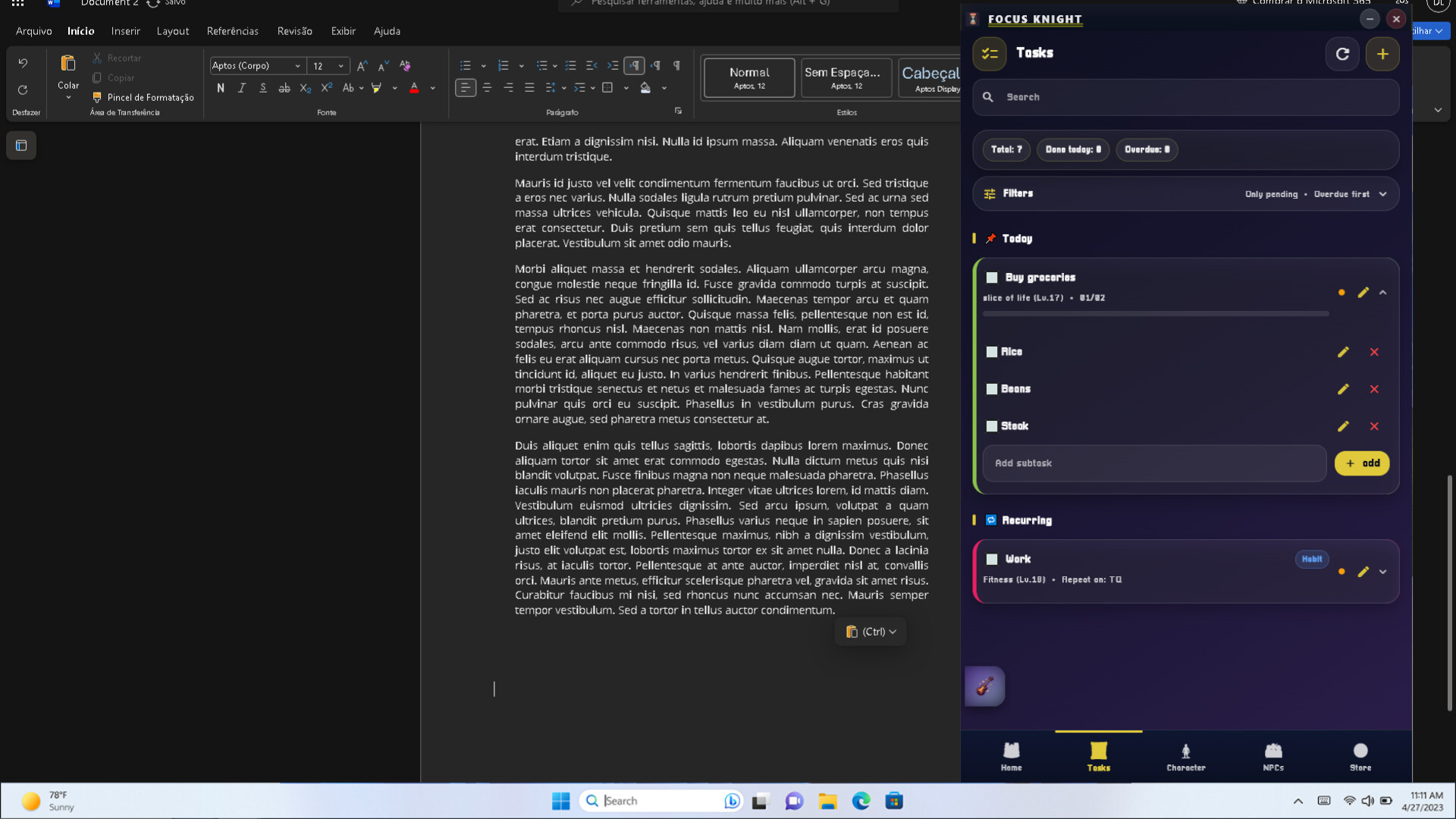 Focus Knight: Productivity RPG Screenshot 5