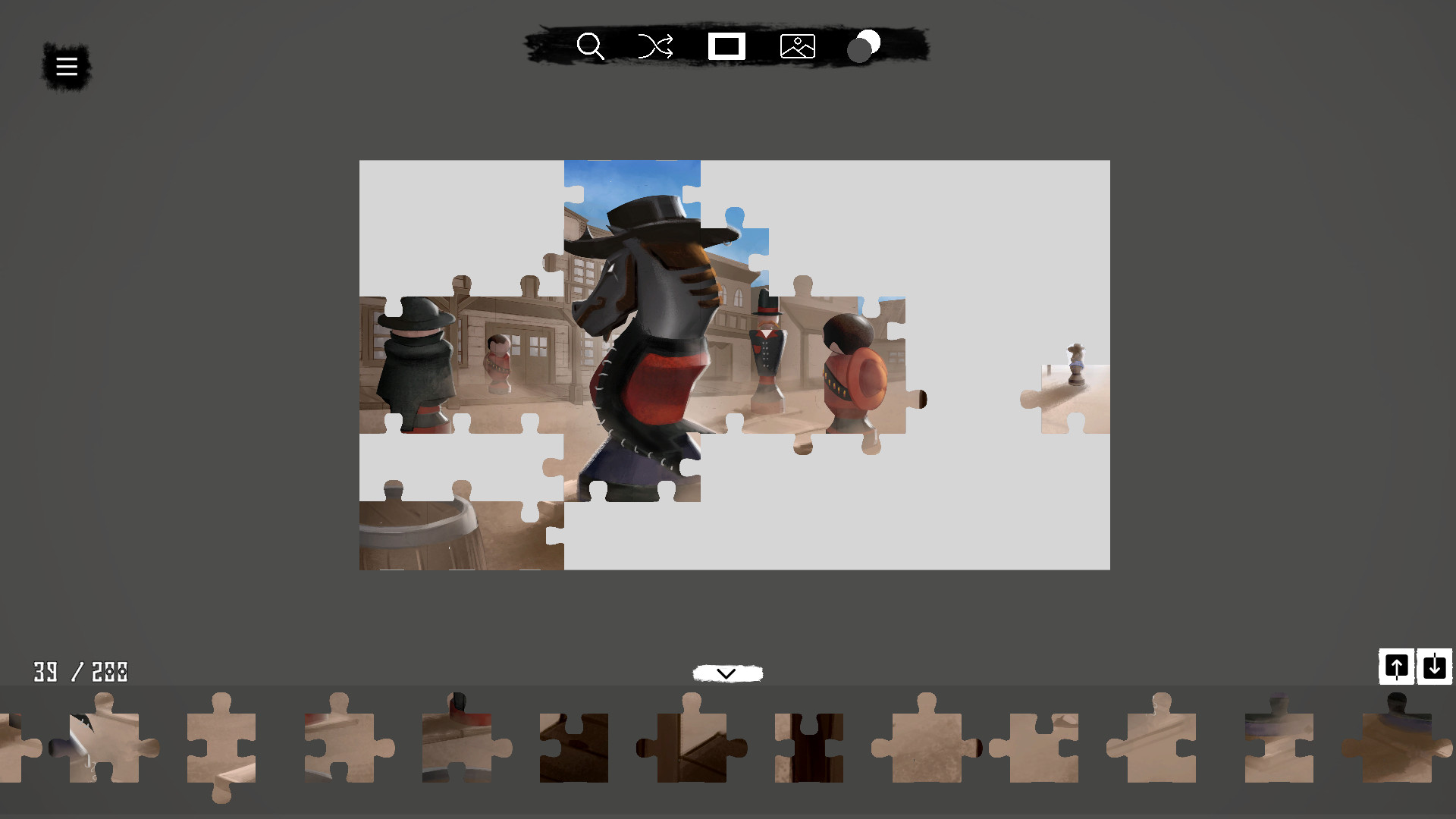 Jessie 'Boom' James - a jigsaw chess tale Screenshot 5