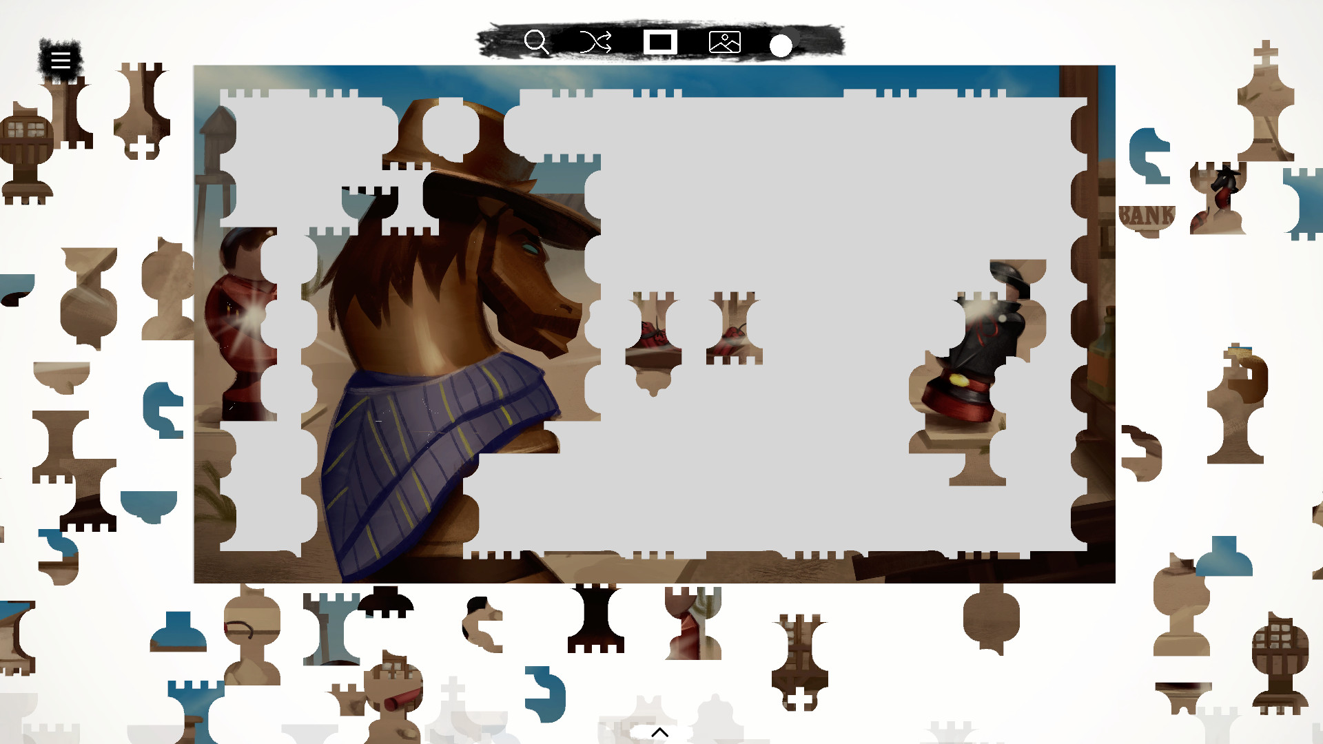 Jessie 'Boom' James - a jigsaw chess tale Screenshot 4