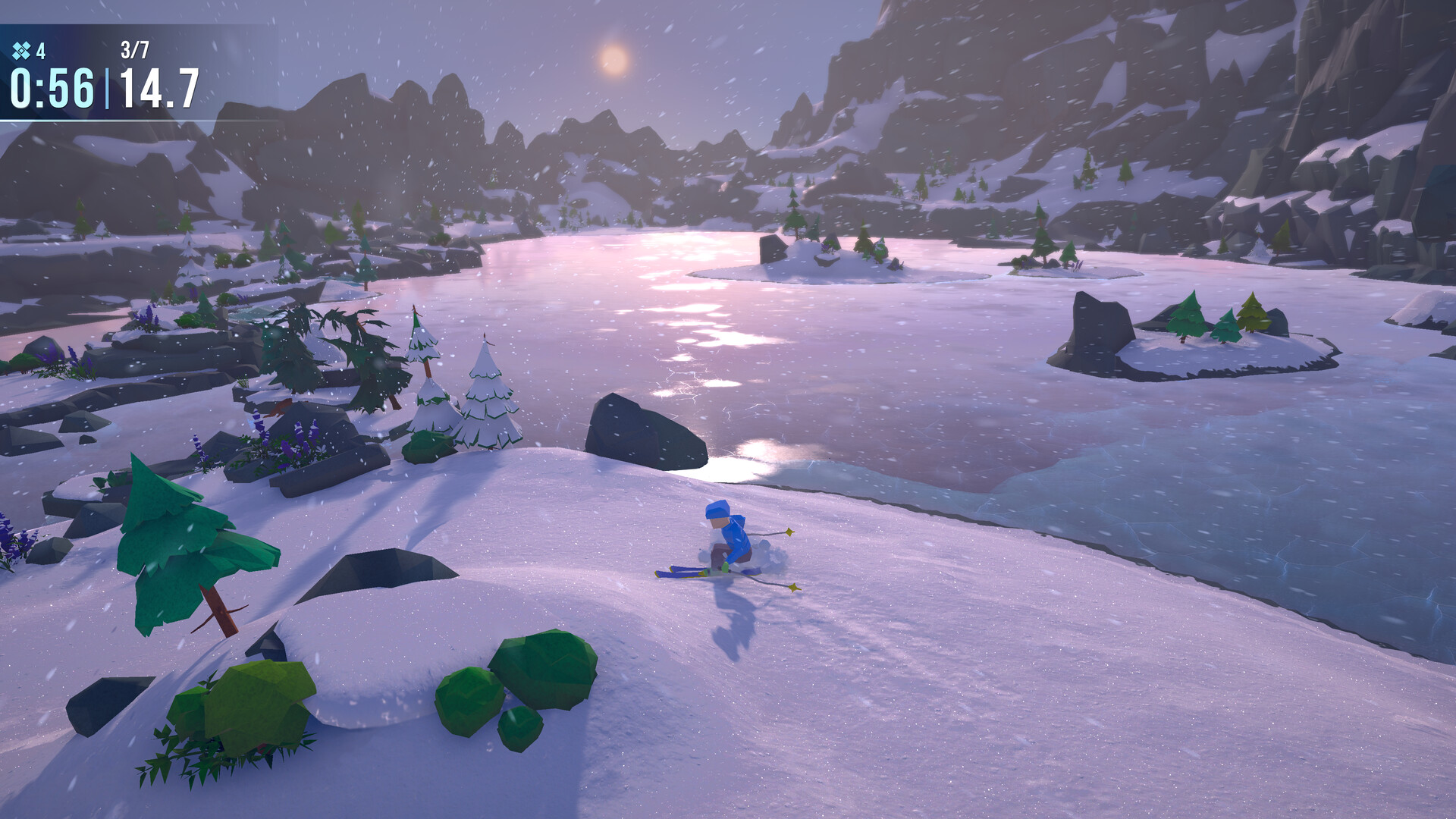 Lonely Mountains: Snow Riders Screenshot 0