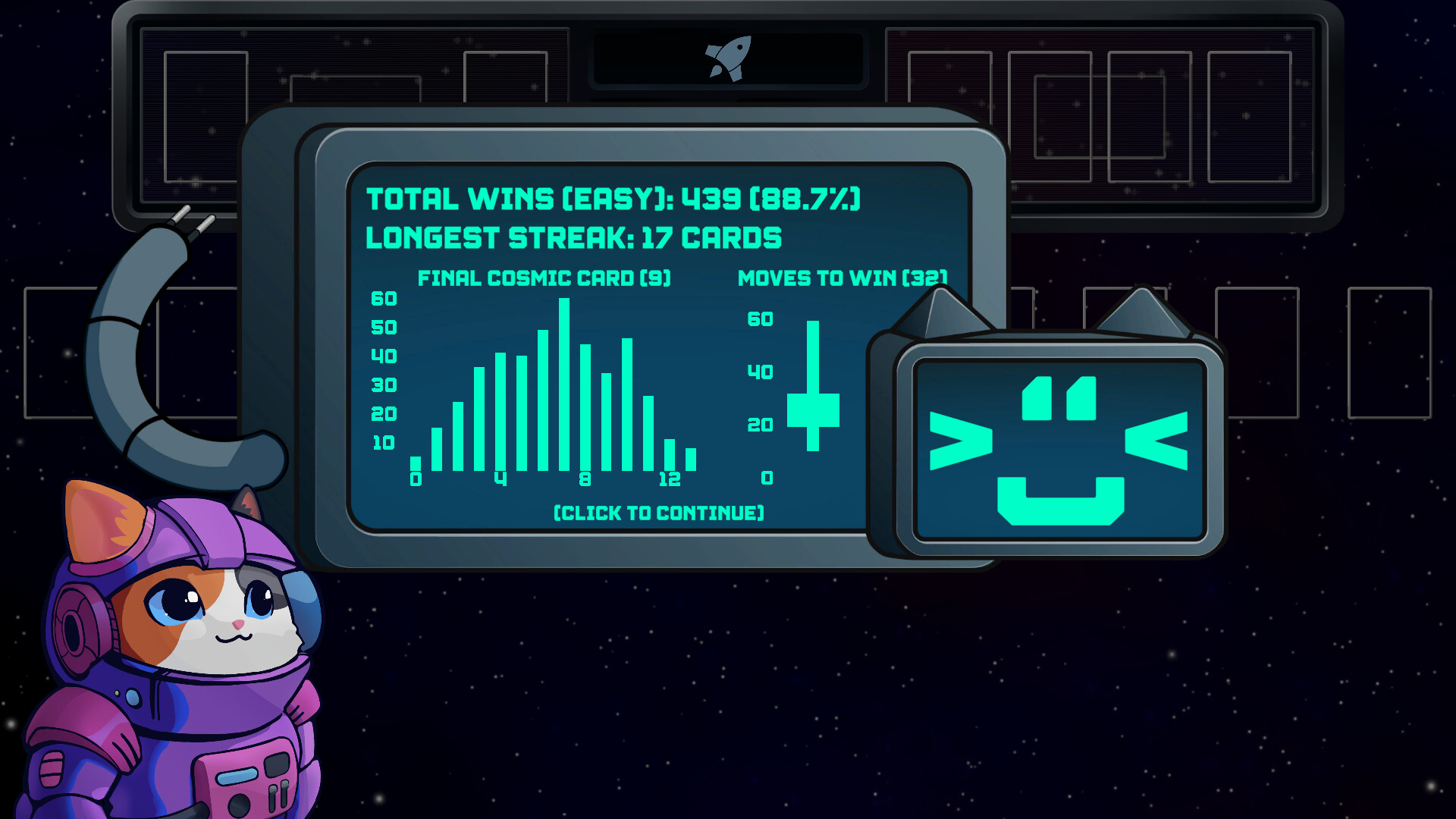 Space Cat Solitaire Demo Screenshot 4
