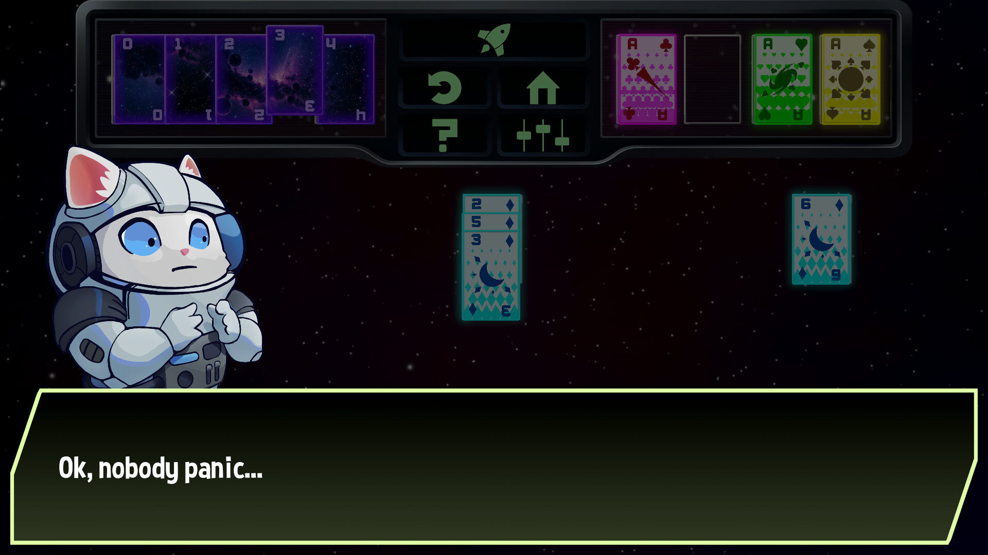 Space Cat Solitaire Demo Screenshot 7
