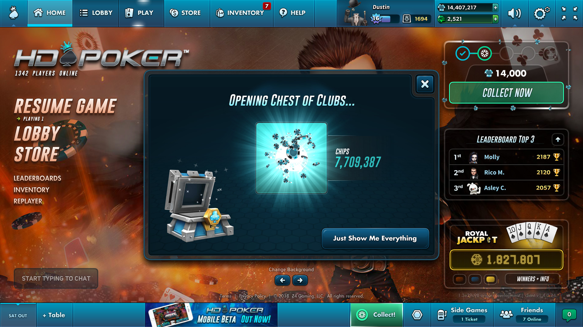 HD Poker: Texas Hold'em Screenshot 9