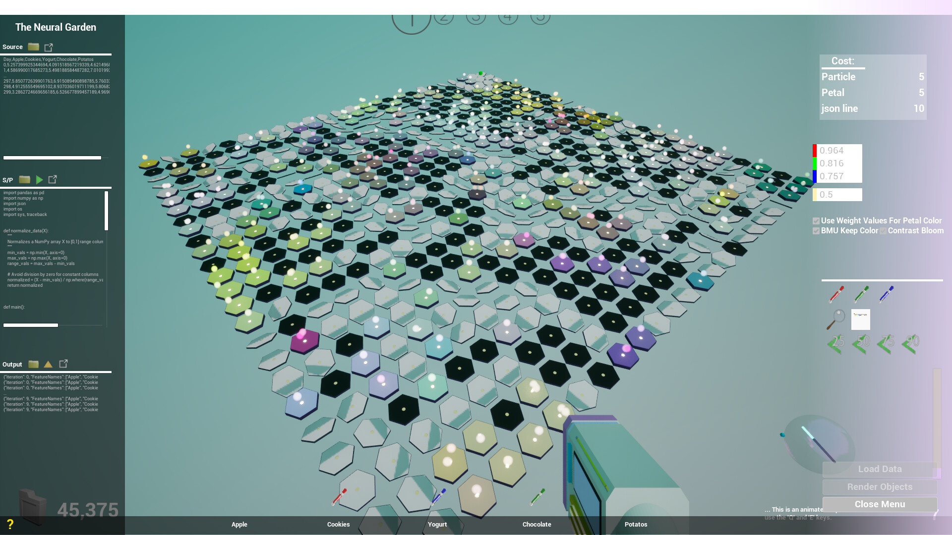 First-Person Data Explorer Screenshot 1
