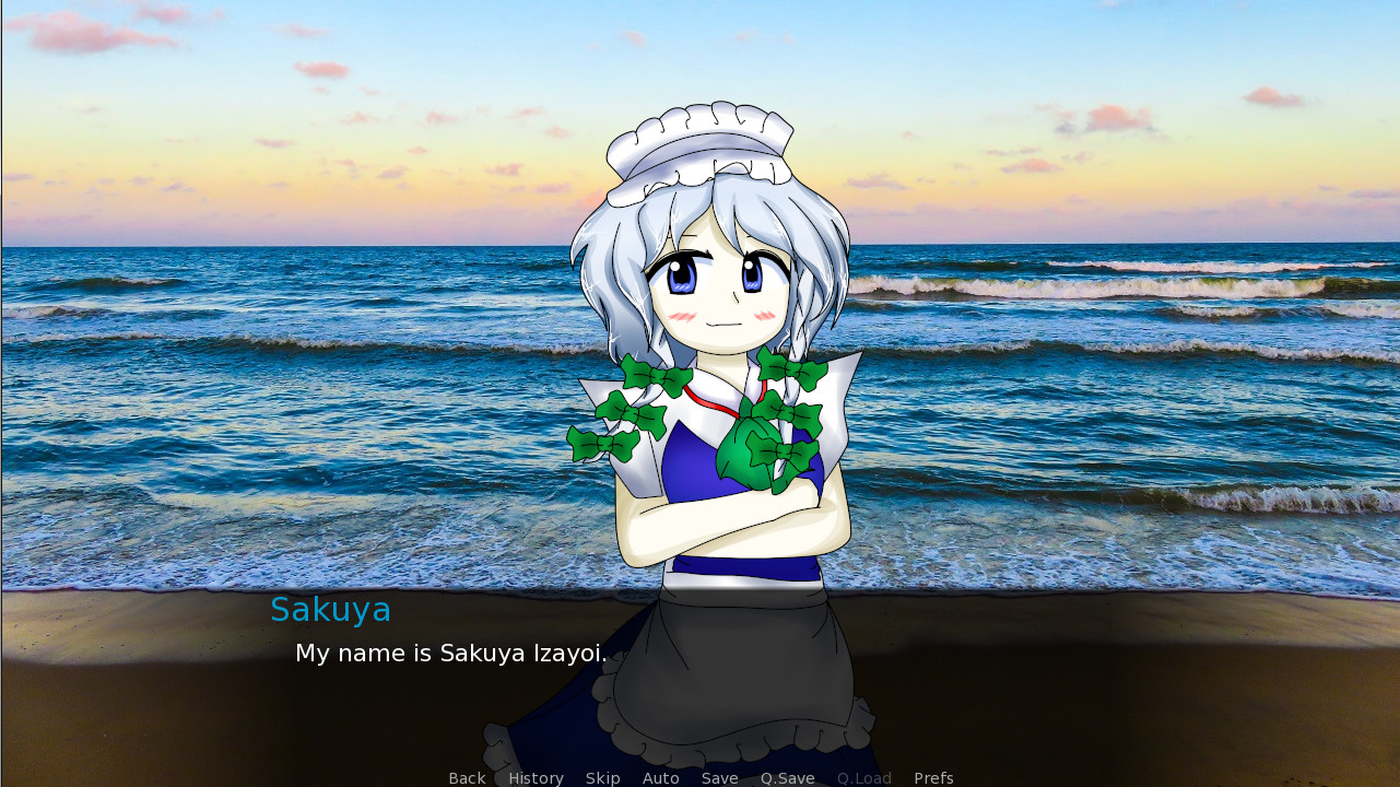 Sakuya Izayoi Gives You Advice And Dabs Screenshot 0