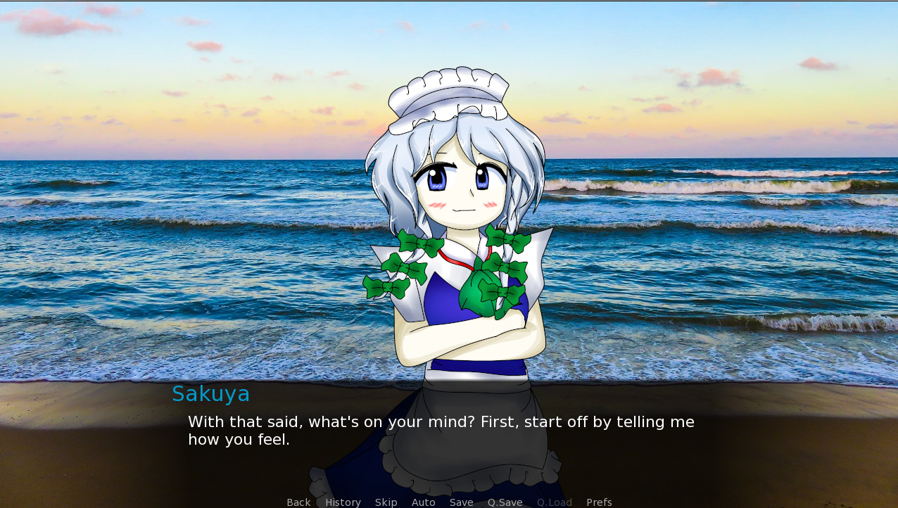 Sakuya Izayoi Gives You Advice And Dabs Screenshot 1