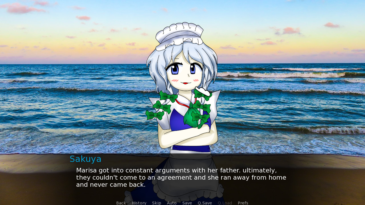 Sakuya Izayoi Gives You Advice And Dabs Screenshot 4