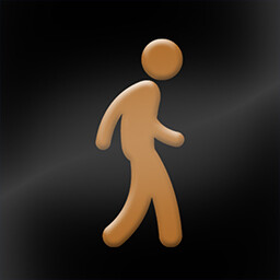 The green man says go icon