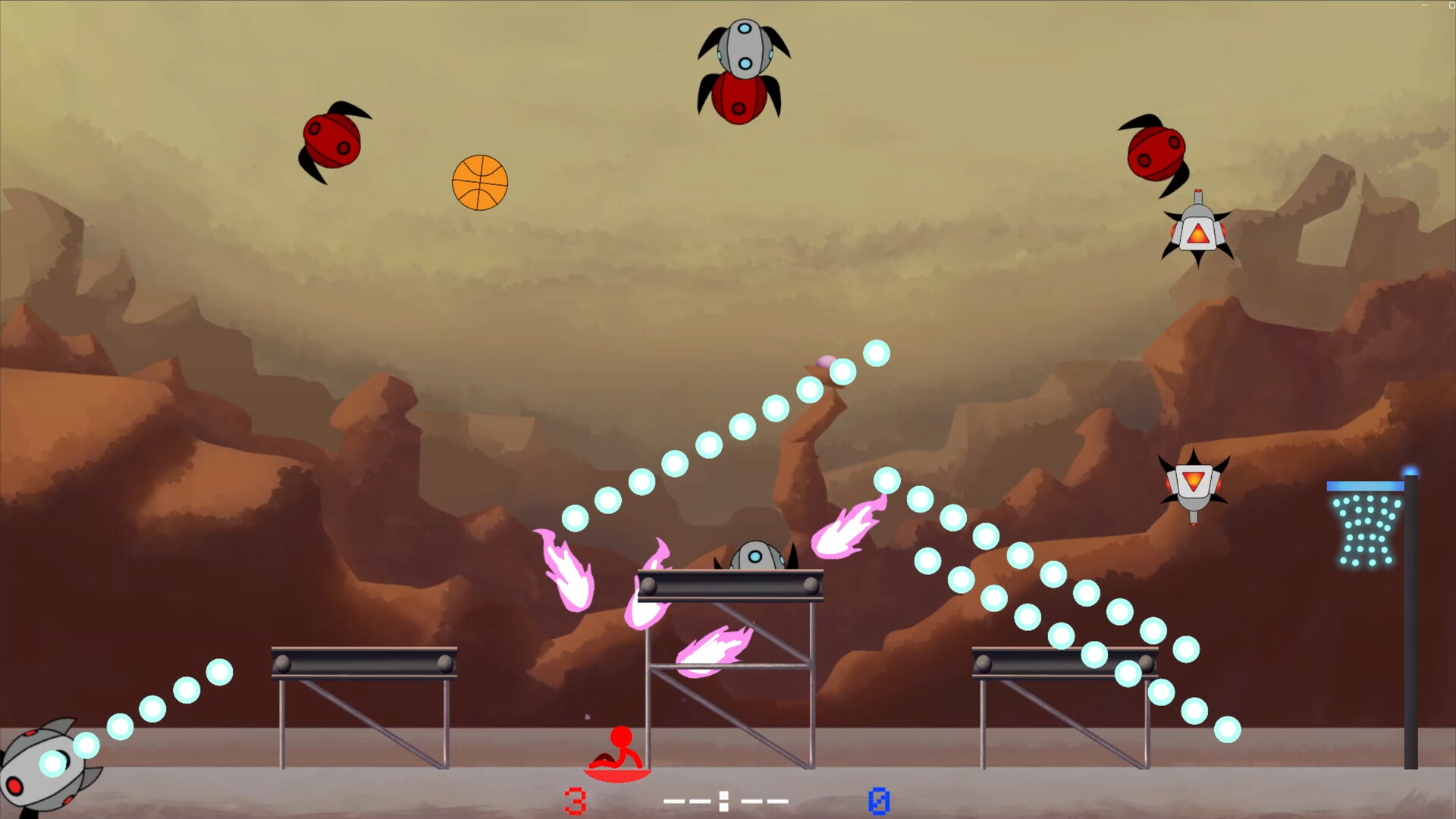 Bullet Barrage Basketball Screenshot 0