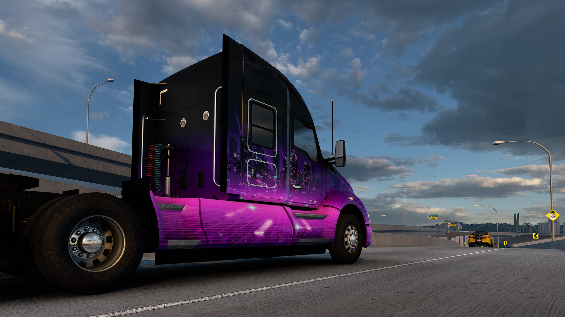 American Truck Simulator - Retrowave Paint Jobs Pack Screenshot 23