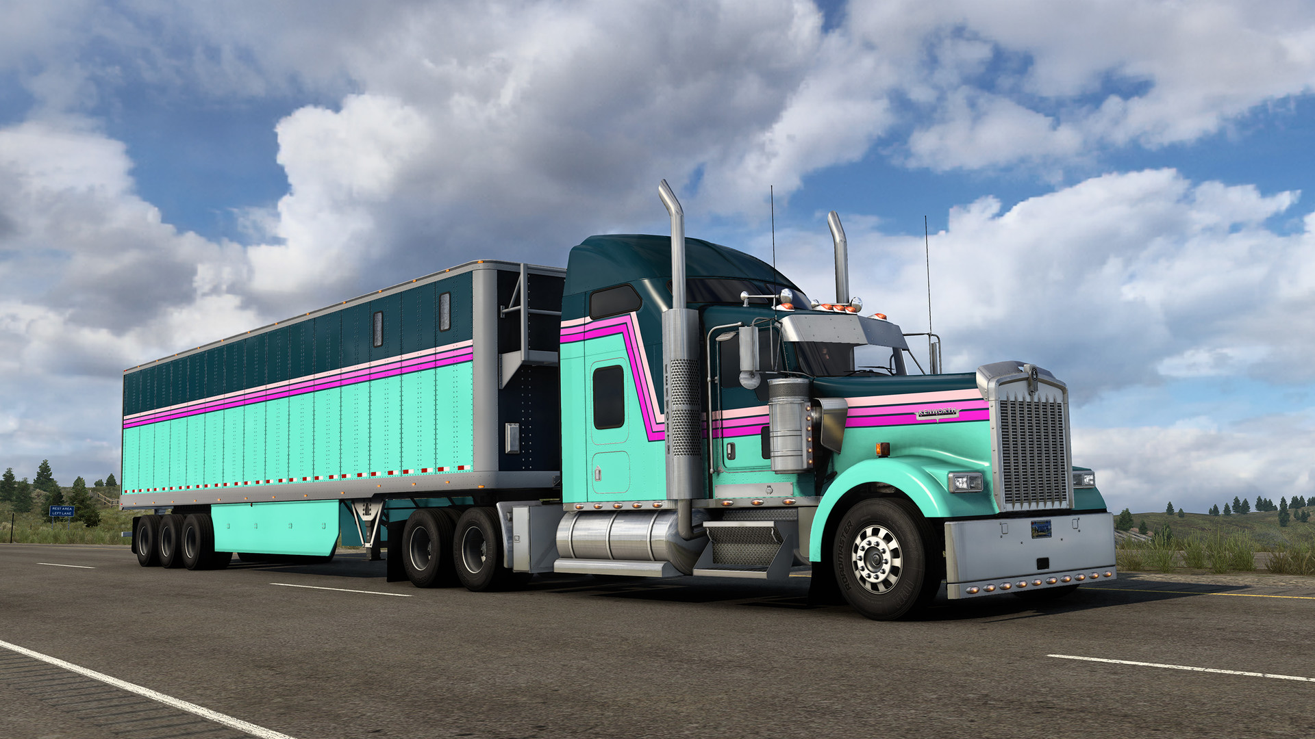 American Truck Simulator - Retrowave Paint Jobs Pack Screenshot 2