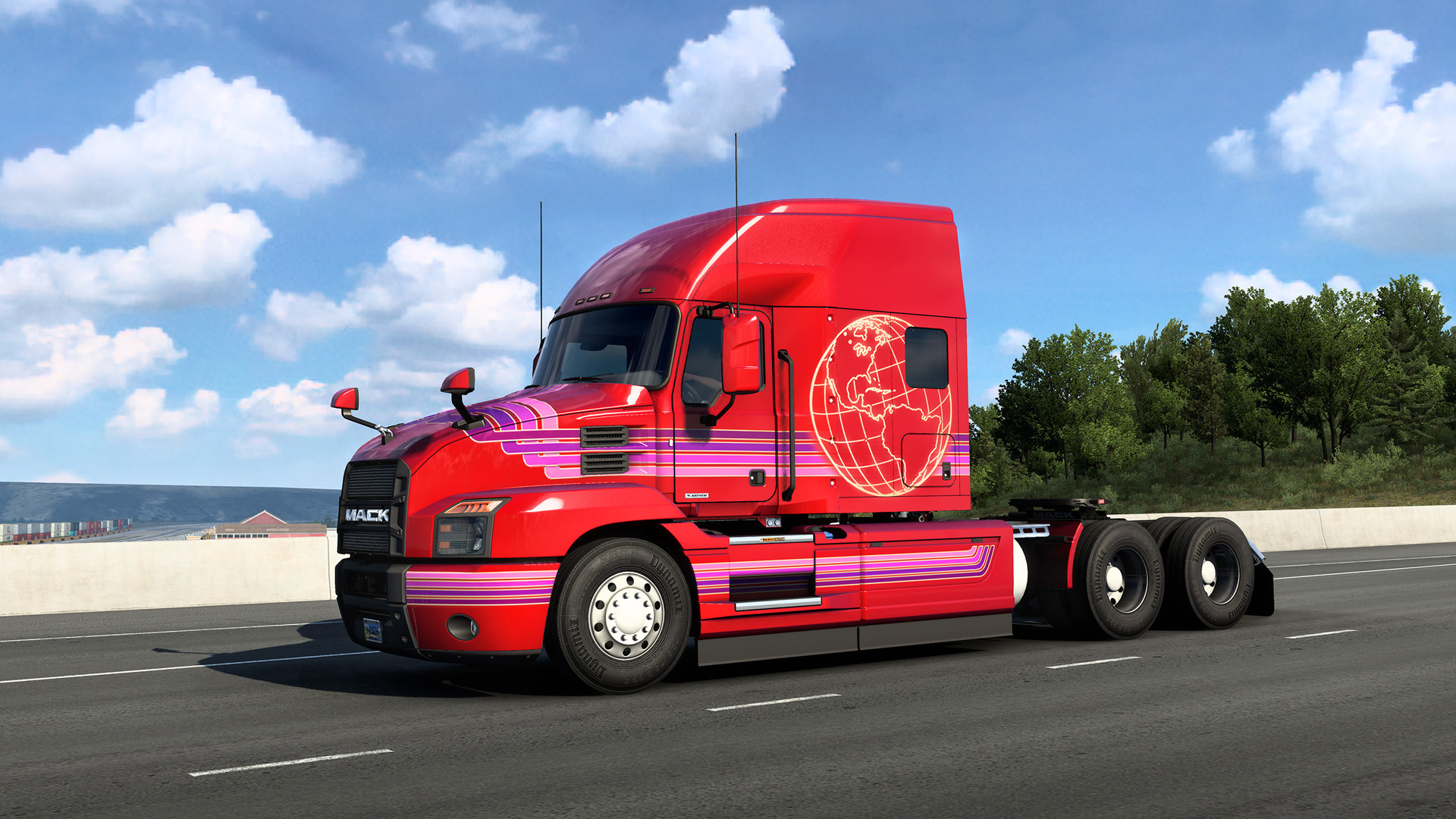 American Truck Simulator - Retrowave Paint Jobs Pack Screenshot 11
