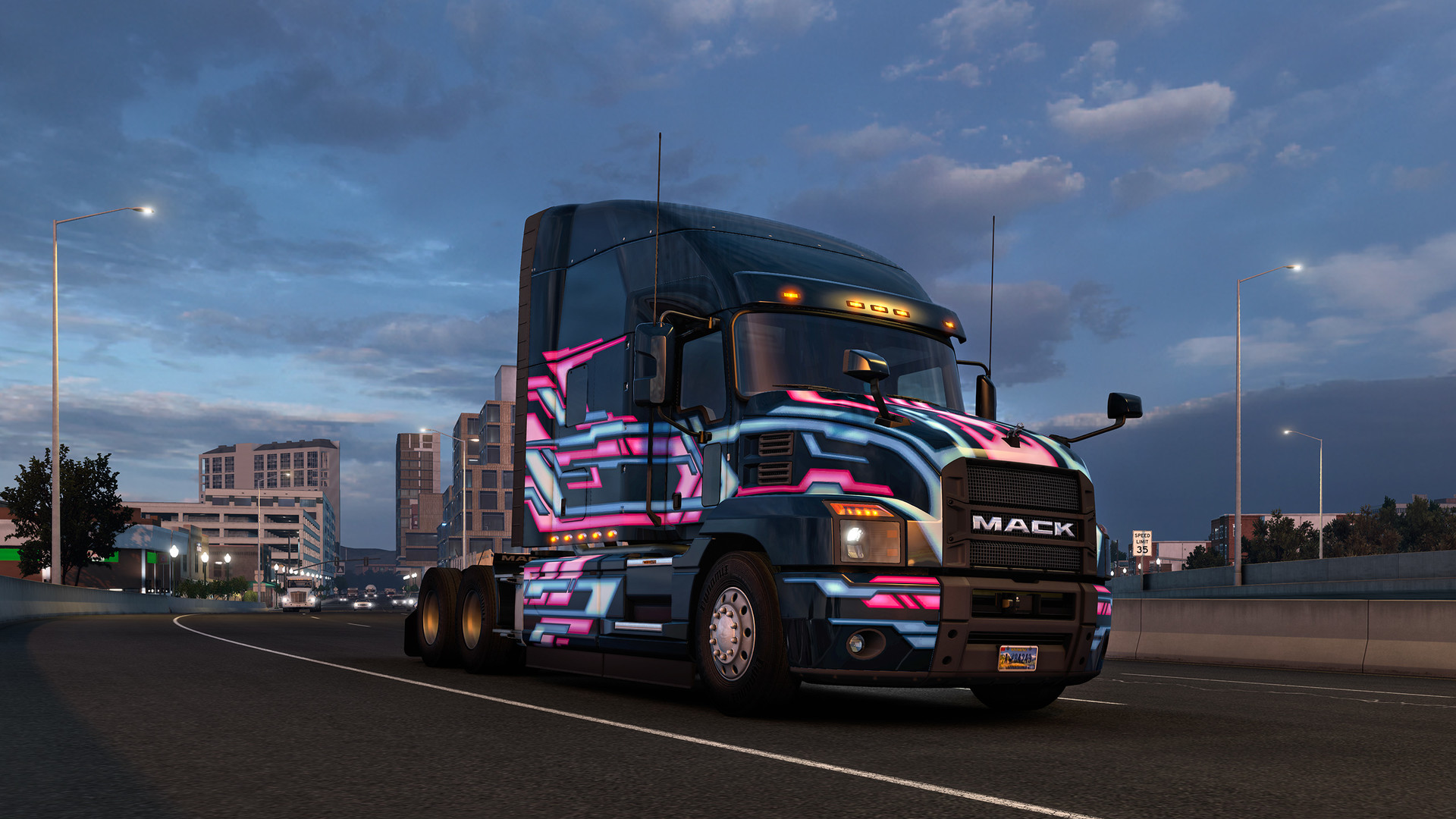 American Truck Simulator - Retrowave Paint Jobs Pack Screenshot 1