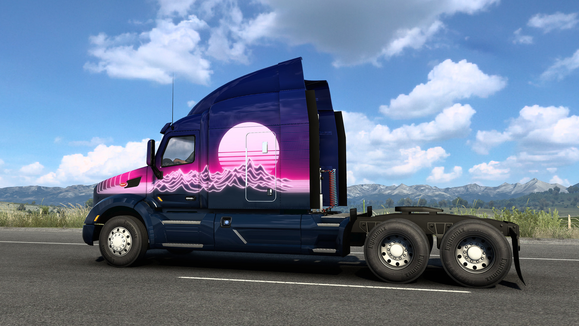 American Truck Simulator - Retrowave Paint Jobs Pack Screenshot 22