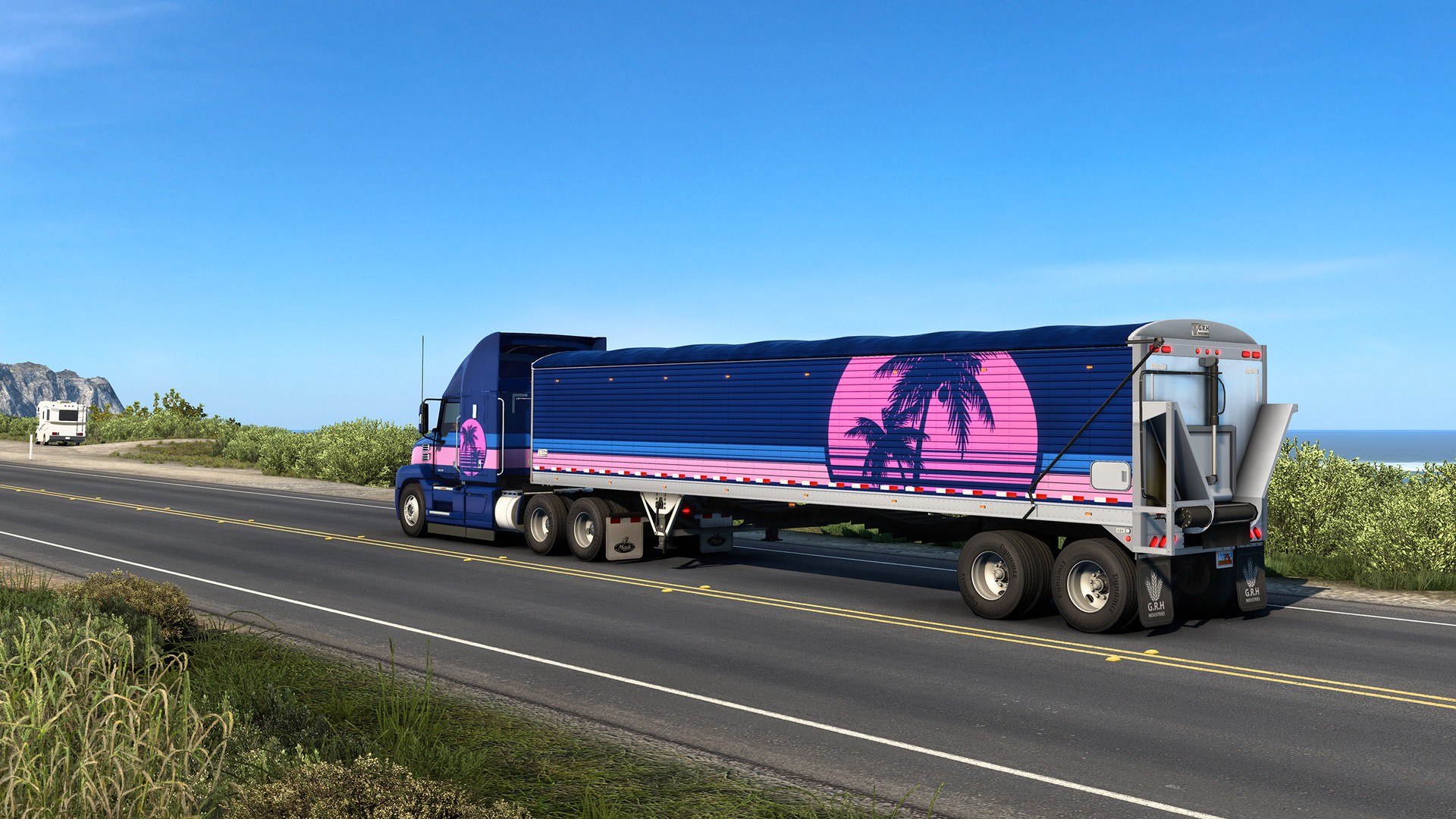 American Truck Simulator - Retrowave Paint Jobs Pack Screenshot 12