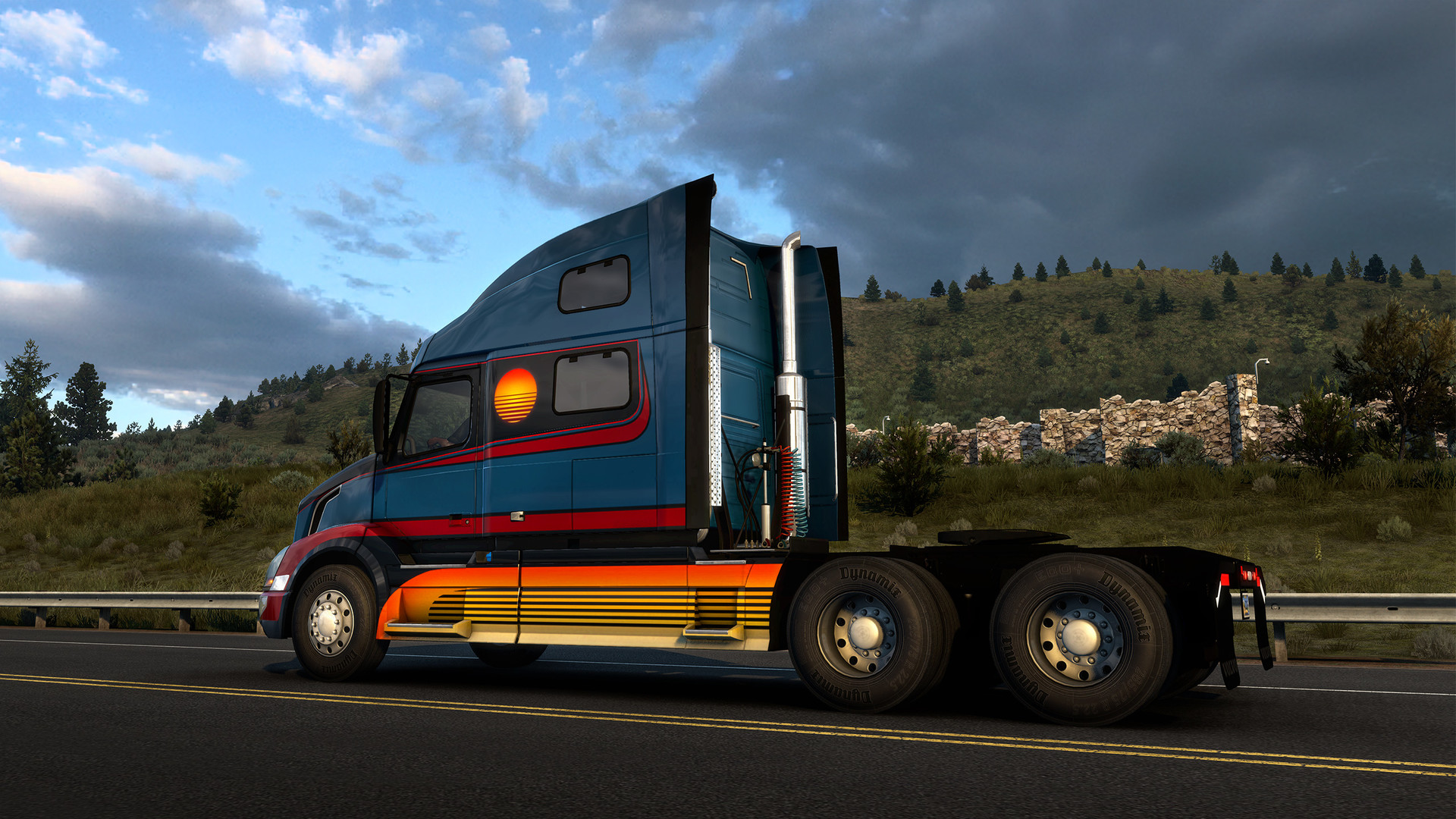 American Truck Simulator - Retrowave Paint Jobs Pack Screenshot 13