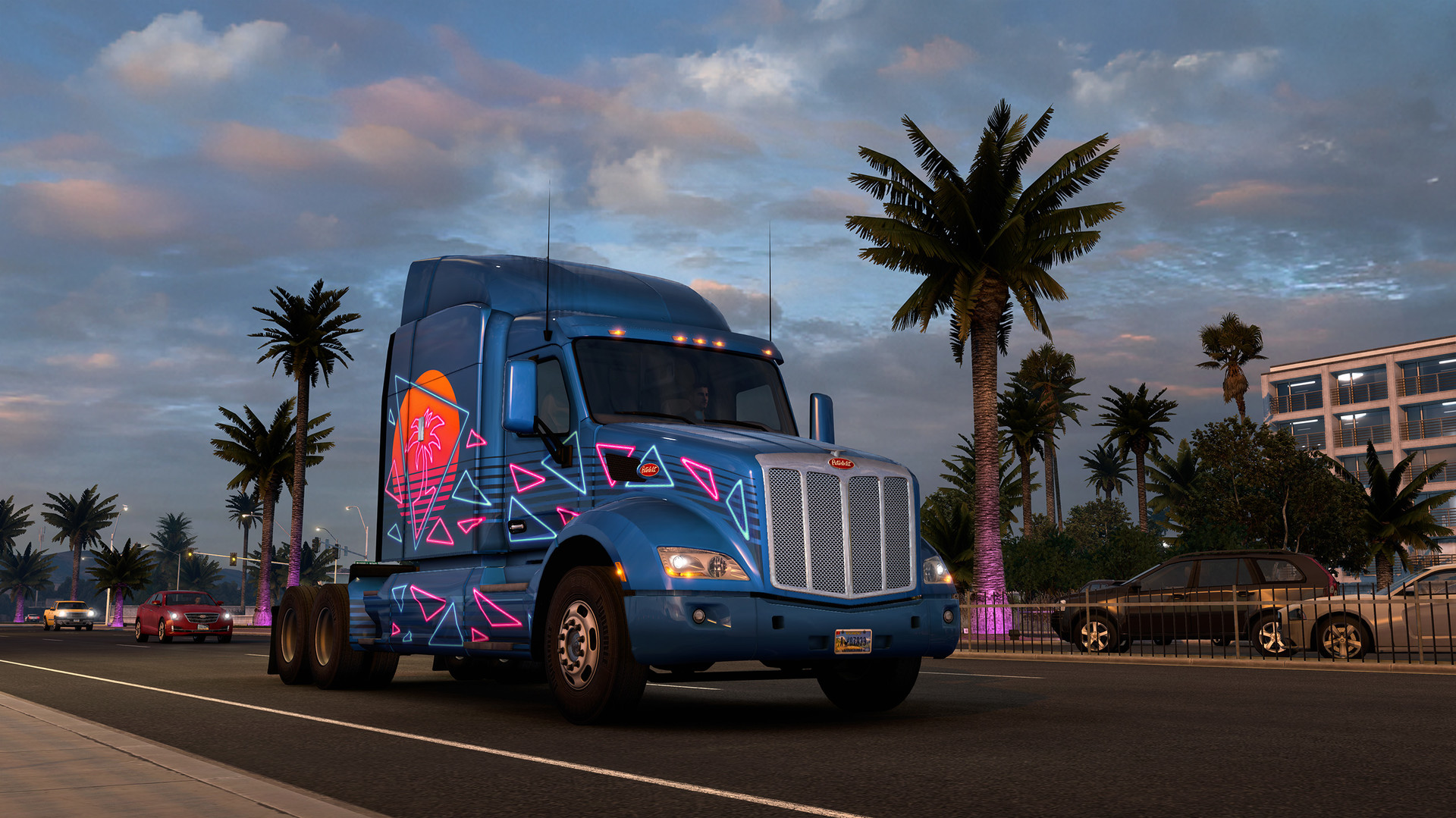 American Truck Simulator - Retrowave Paint Jobs Pack Screenshot 15