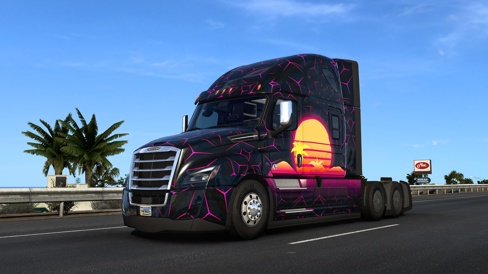 American Truck Simulator - Retrowave Paint Jobs Pack Screenshot 21