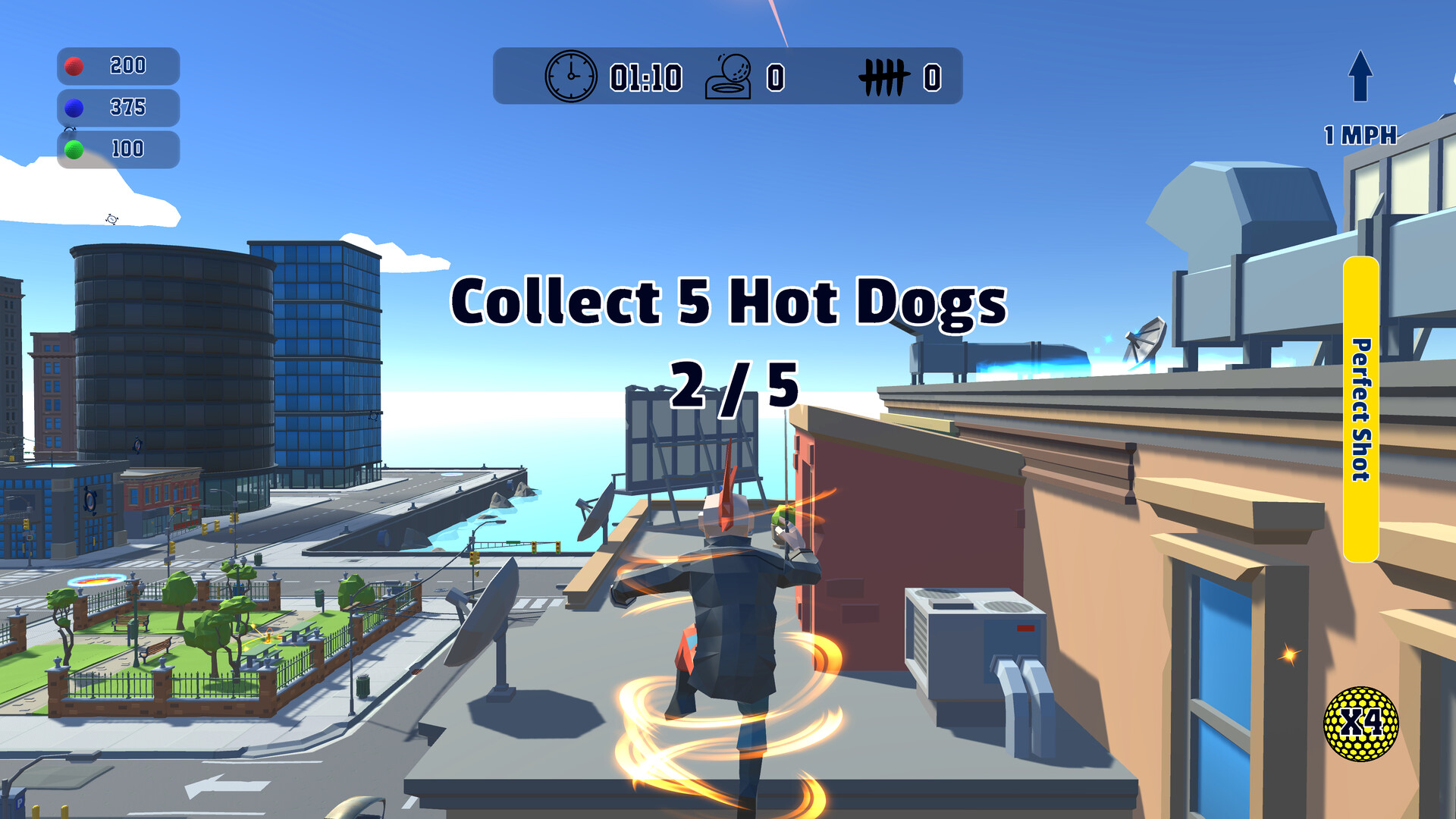 Urban Golf: Hot Dog Edition Screenshot 2