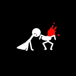 Frightened the zombie, took a big hit icon