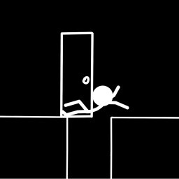 The more you climb, the slipperier it gets, despair at the bottom of the pit icon