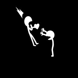 Looking back again, the figure has already walked far away icon