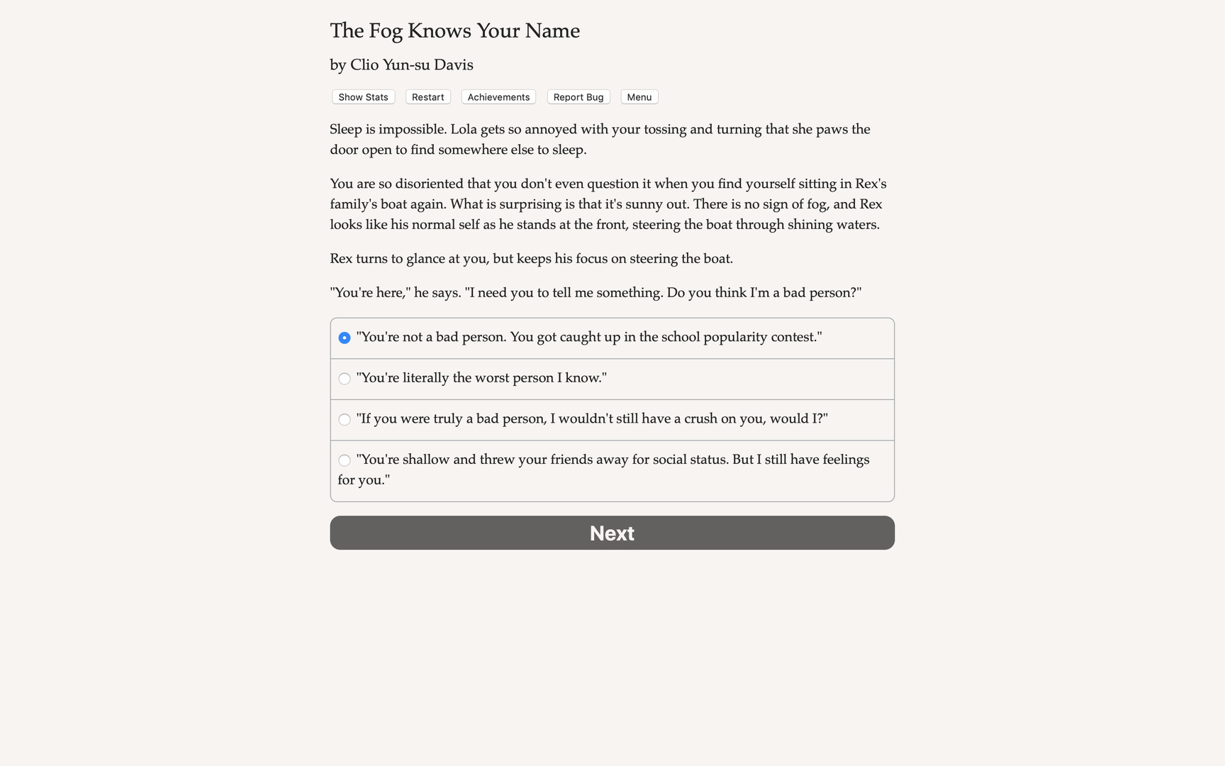 The Fog Knows Your Name Screenshot 4