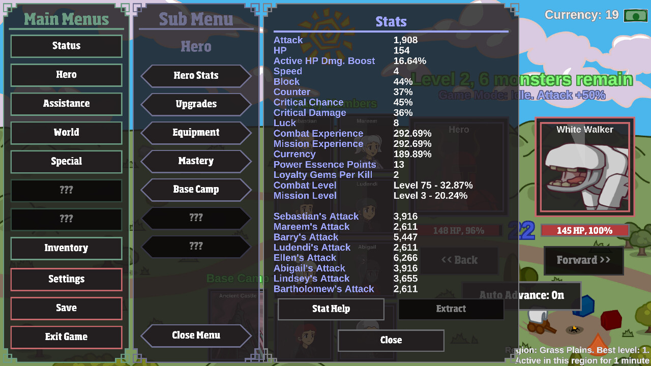 Monster Hunting: Incremental Grind Forever Screenshot 3