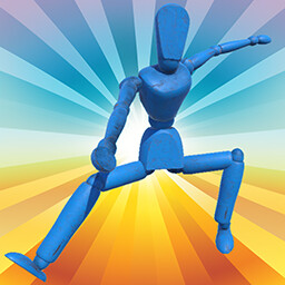 Blue sea and sky icon