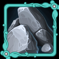 A rare stone icon