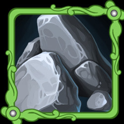 An uncommon stone icon