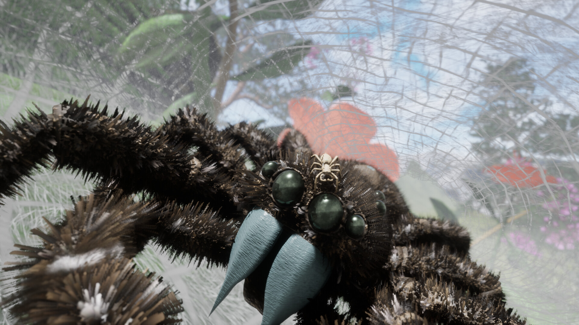 Drunk On Nectar - Peacock Jumping Spider Screenshot 1