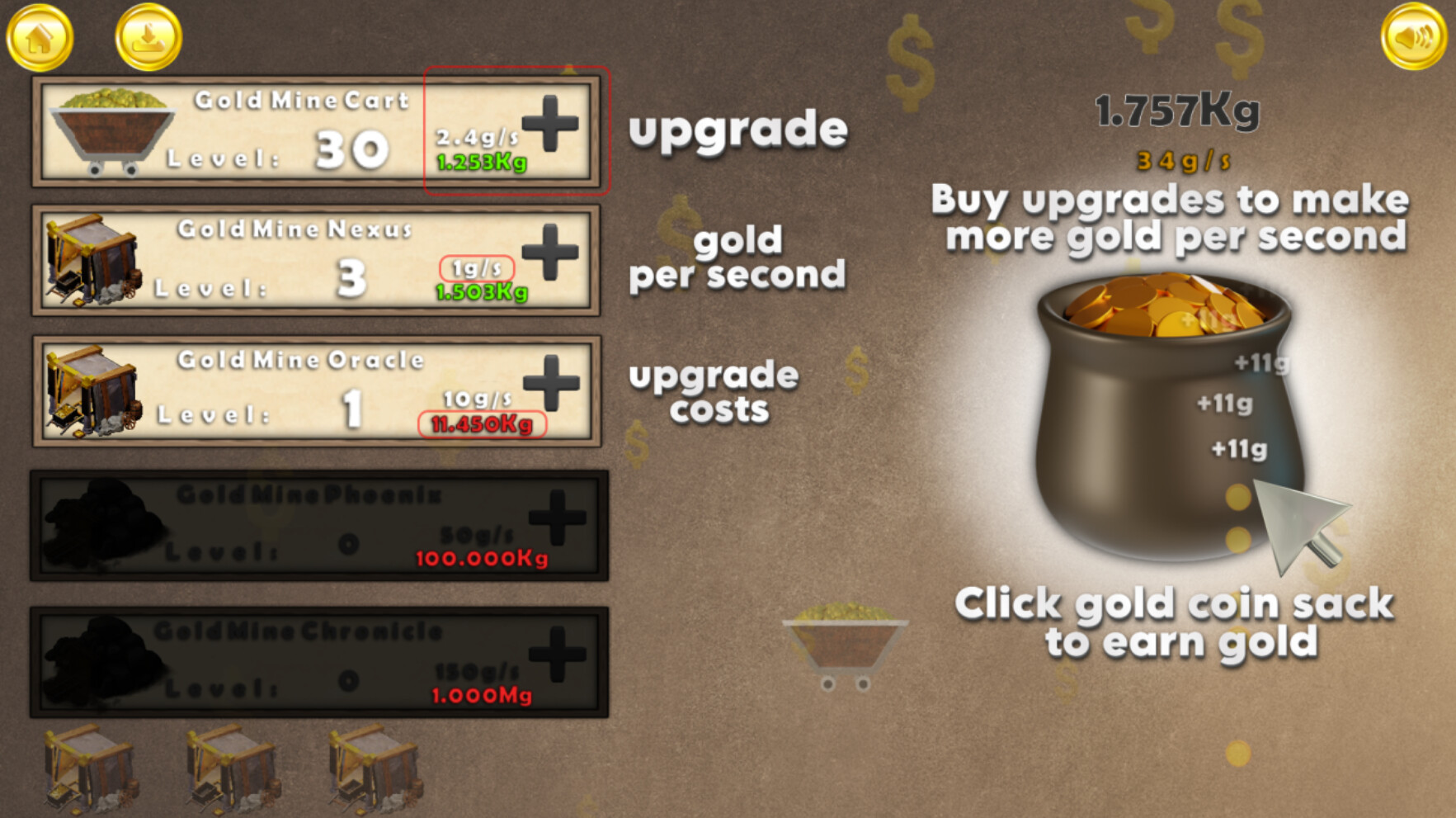 Gold Rush Clicker Screenshot 4
